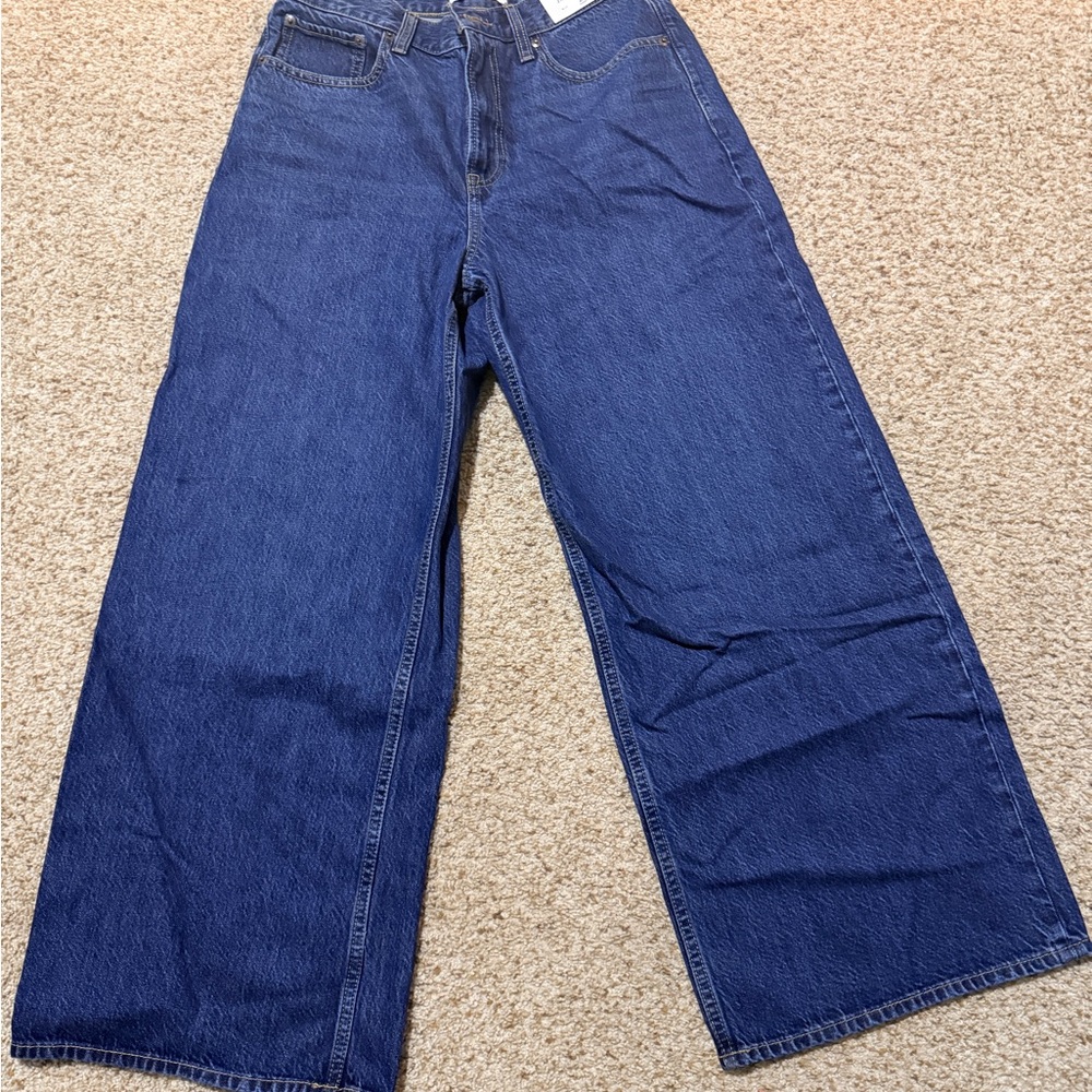 Abercrombie & Fitch Dark Blue Flare Jeans